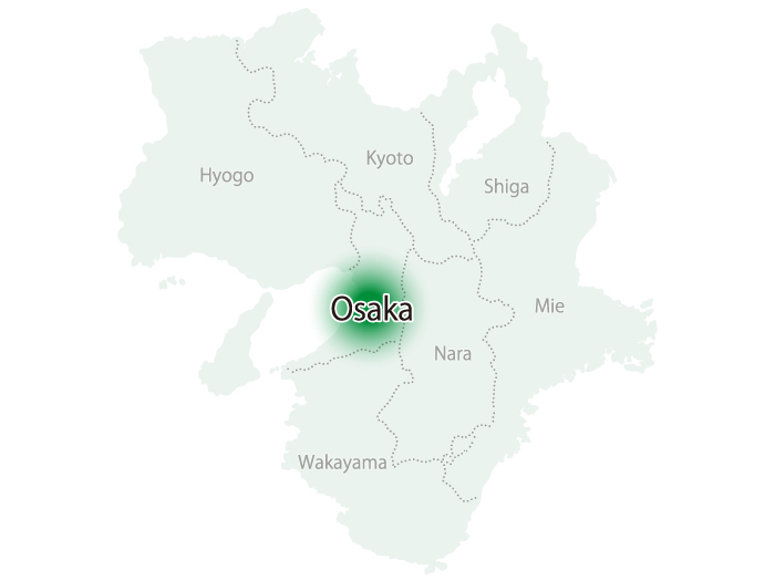 大阪府内および近畿地方